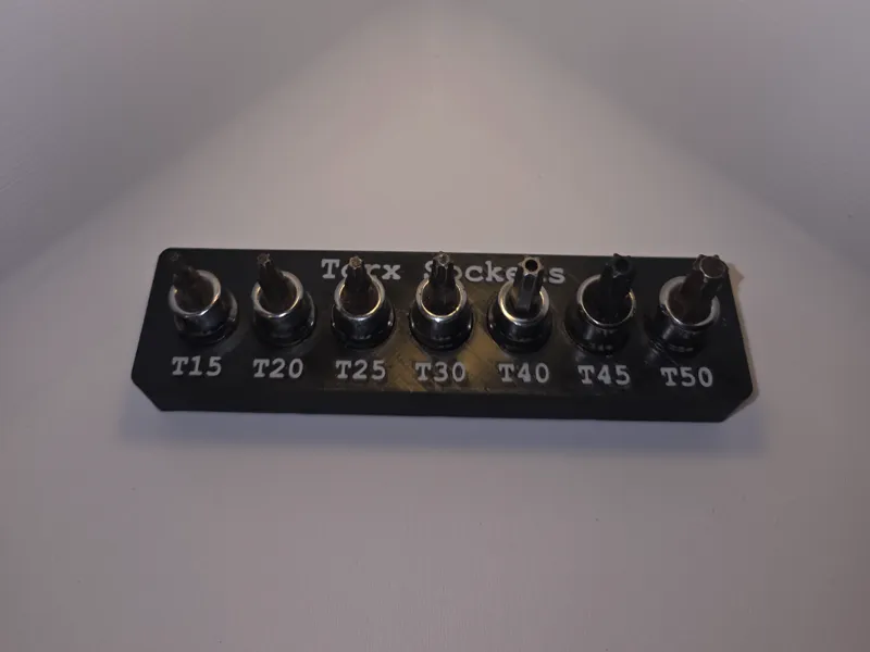 3/8 Drive Torx Socket holder gridfinity
