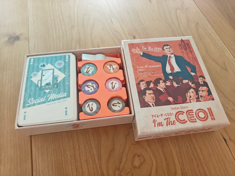 I'm the CEO (Sluff Off) Game Insert