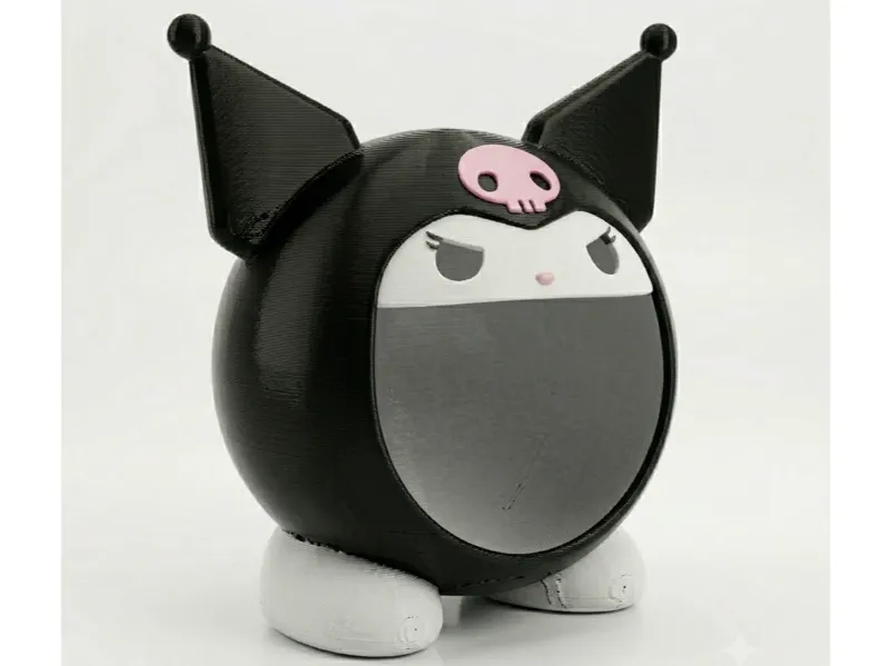 Kuromi Rubbish Bin For A1 Mini (自行修改大小)