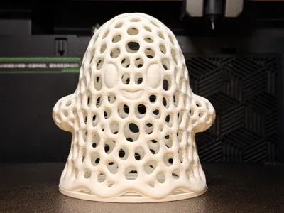 Hollow Little Ghost Bamboo Poop Small Ornament