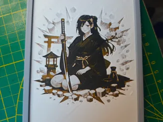 Fille Japonaise avec Katana