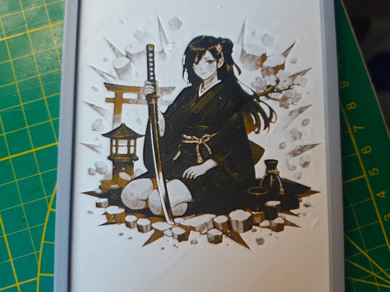 Fille Japonaise avec Katana