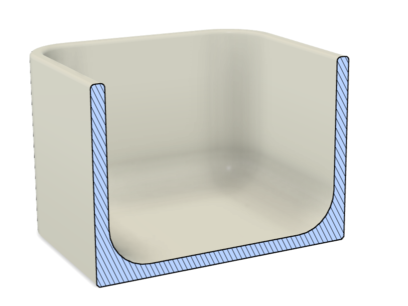 Round Corner Container: FEEL FREE to ask your size