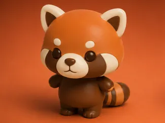 Pocket Red Panda, Cute Desk Companion STL