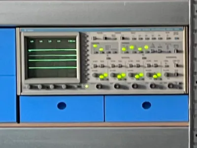 Box with 2 trays for Gould Oscilloscope