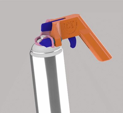 Spray Holder with Trigger