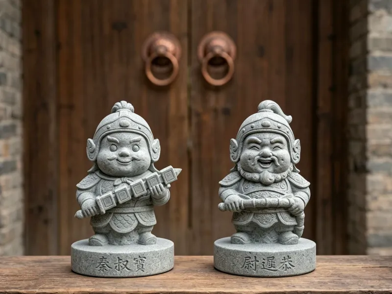 门神【秦叔宝】新中式兵佣 桌面小摆件 玄关装饰造景 镇宅摆件