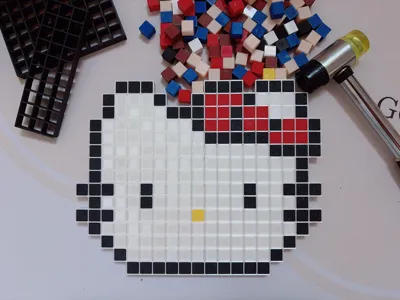 Perler Bead Knocking Fun