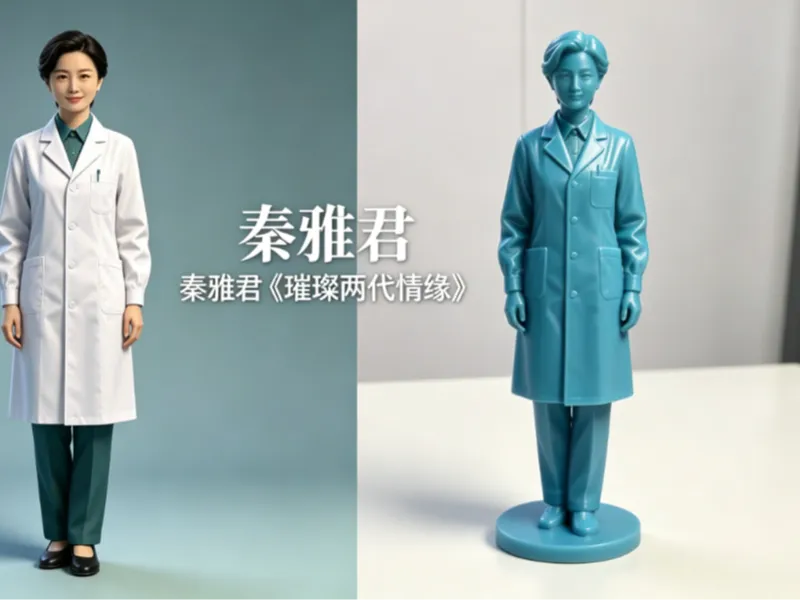 秦雅君-《璀璨两代情缘》-女主之一-人物形象3D 打印手办