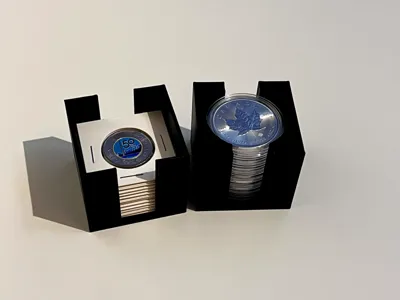 coin and silver once organiser