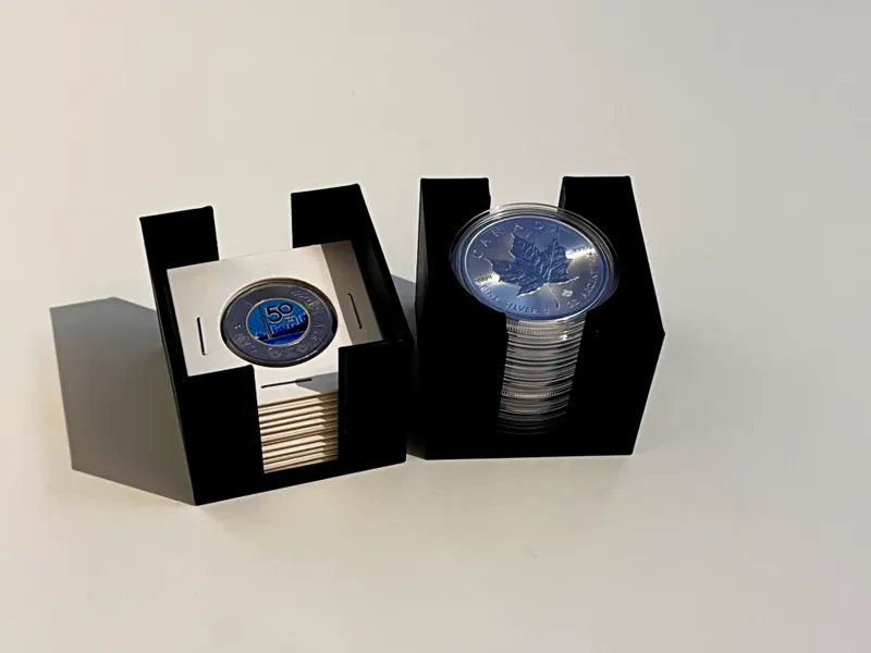 coin and silver once organiser