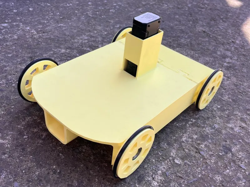 Coche propulsado por soplador