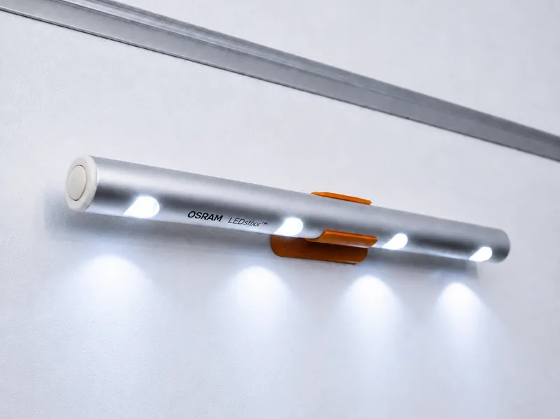 Magnetic clip mount compatible with OSRAM LEDstixx