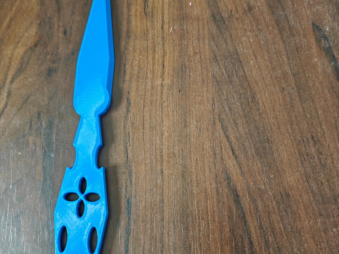 Filigree Letter Opener with Leaf Blade