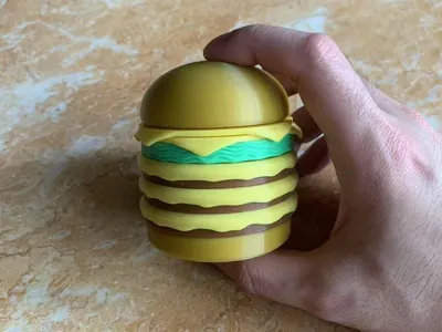 DIY Magnetic Jumbo Burger
