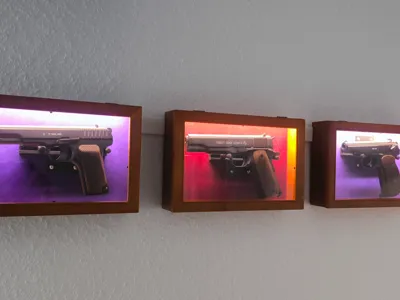 USB Powered French Cleat Showcase
