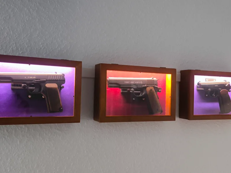 USB Powered French Cleat Showcase
