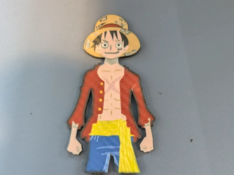 Monkey D Luffy Cake Topper