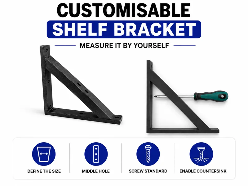Customisable Shelf Bracket