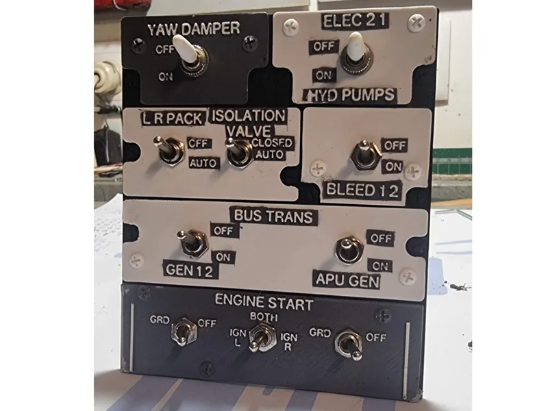B737 Quick Start Panel