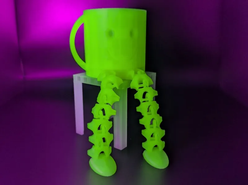 Mug Buddy - Easy Print Articulated Mug Companion