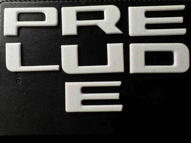 PRELUDE 5 BB5 BB6 BB7 BB8 rear bumper letters logo