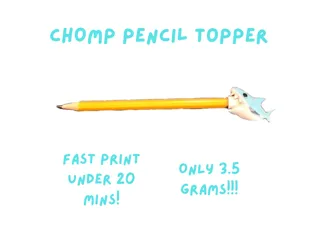 CHOMP Pencil Topper