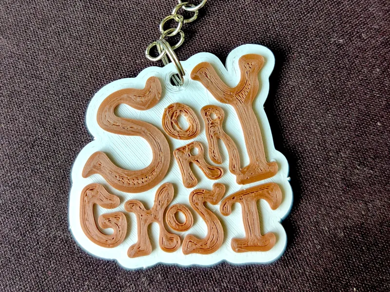 Sorry Ghost keychain