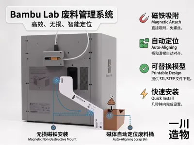 Bambu Lab Magnetic Waste Management System