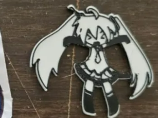 Hachune Miku chaveiro