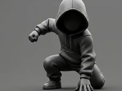 Mysterious Hooded Hero