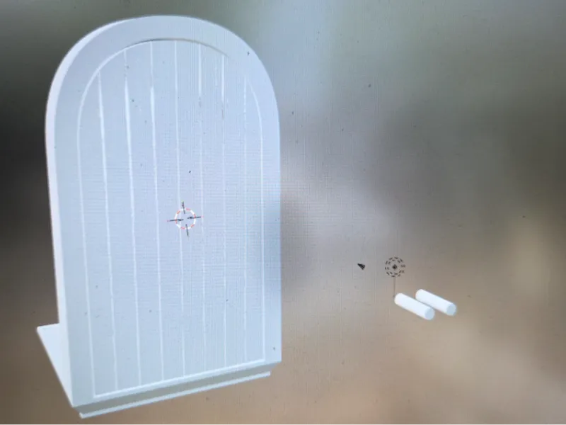 DnD modular map builder - door with hinges