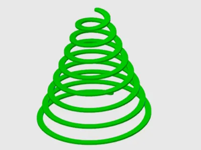 Parametric Cone Spring Generator