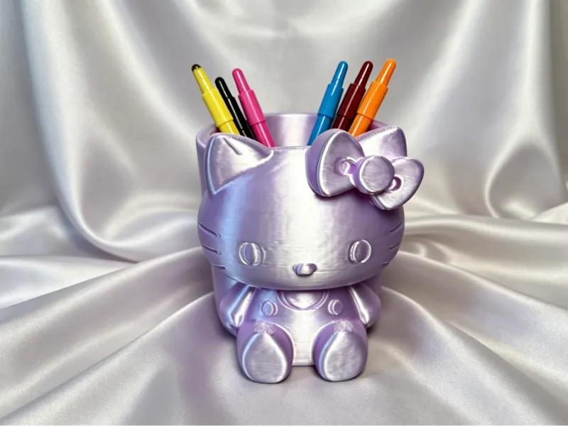 hellokitty 收纳桶 笔筒 桌面收纳
