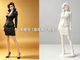 秦雅琴（2）-《璀璨两代情缘》-女主之一-人物形象3D