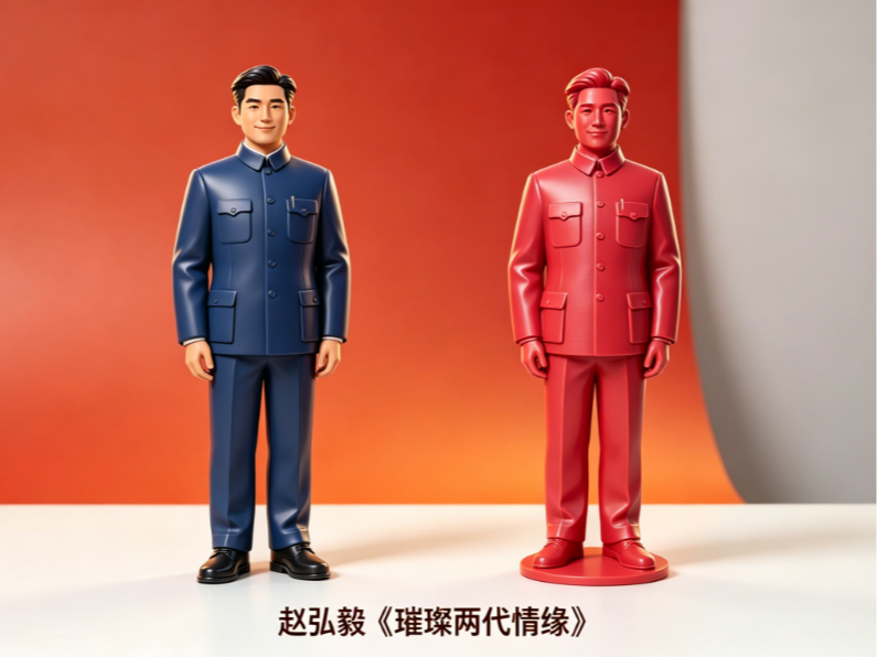 赵弘毅-《璀璨两代情缘》-男主之一-人物形象3D 打印手办