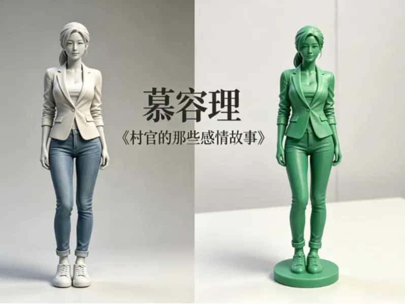 慕容理-《村官的那些感情故事》-女主之一-人物形象3D 打印手办