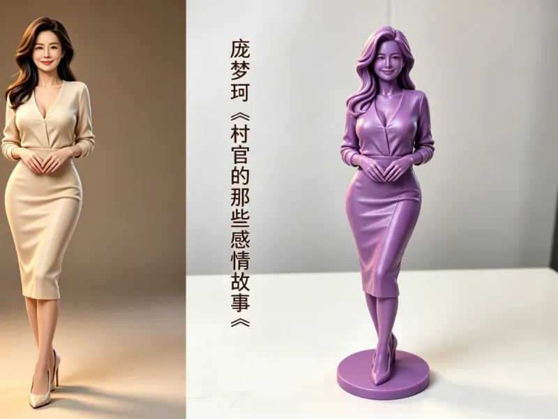 庞梦珂-《村官的那些感情故事》-女主之一-人物形象3D 打印手办