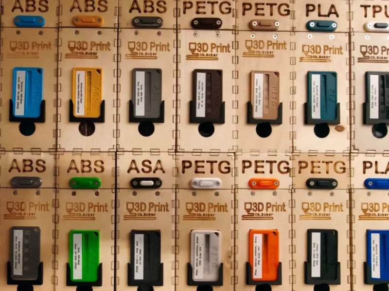Wooden Filament Storage Box Accessories
