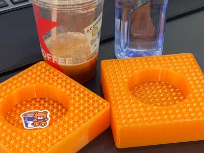 Coffee cup base, Coffee cup tray, Waterproof tray, Luckin Coffee tray