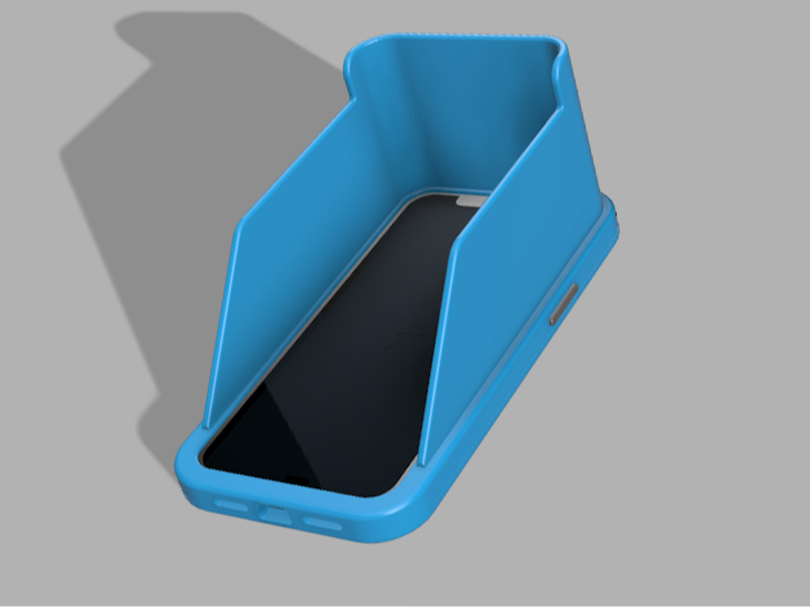 Funda con visera para iPhone 12 Pro Max