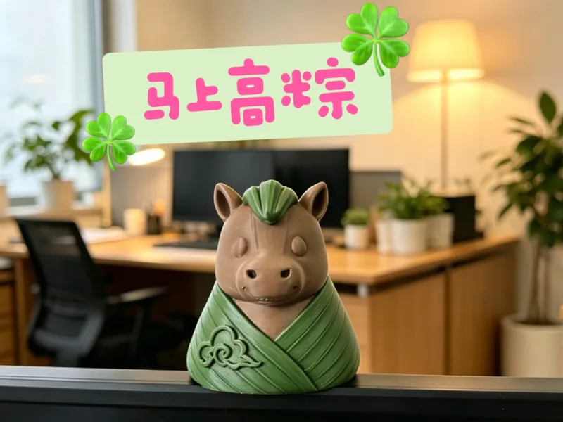 马上高粽！端午节礼物 马上高中  粽子小马