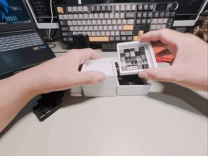 敲豆豆专用收纳分色堆叠盒