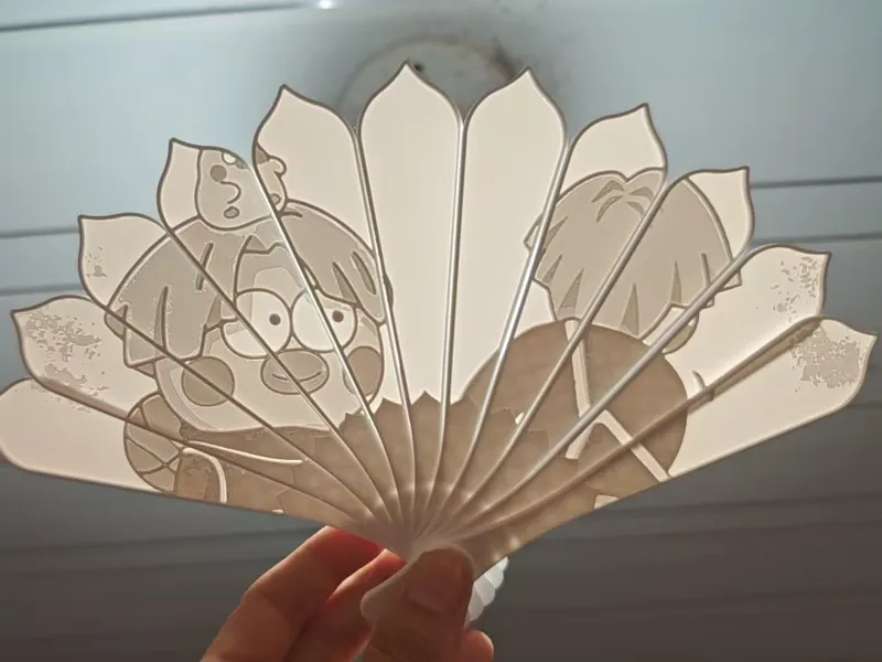 蔡徐坤-表情包扇子 鸡你太美 