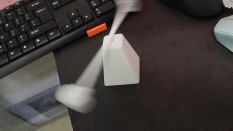 儿时同款重心平衡不倒锤 物理实验怀旧桌面摆件