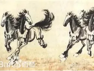 Eight Steeds Painting