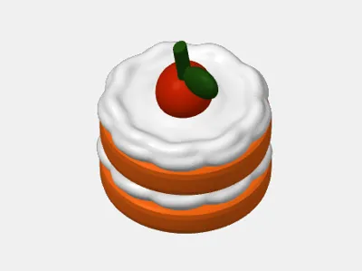 Creamy Cherry Cake