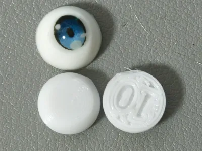 azone Obitsu Type 6 10mm Water Decal Eye Base