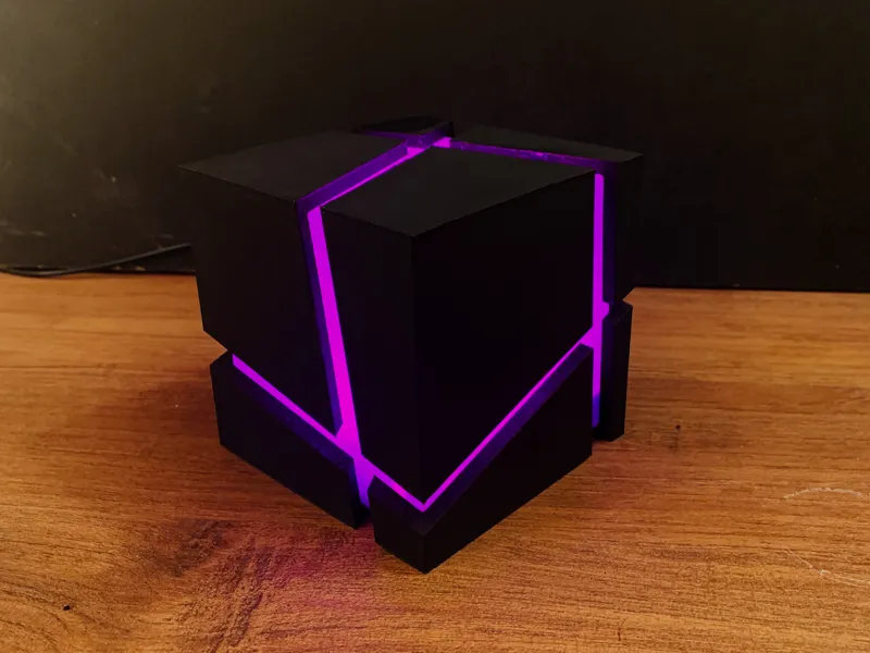 Lampada cubo
