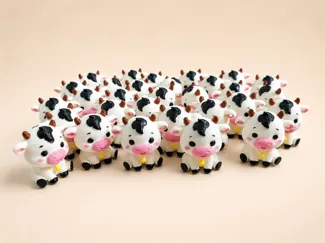 Mini cow charm/Keychain